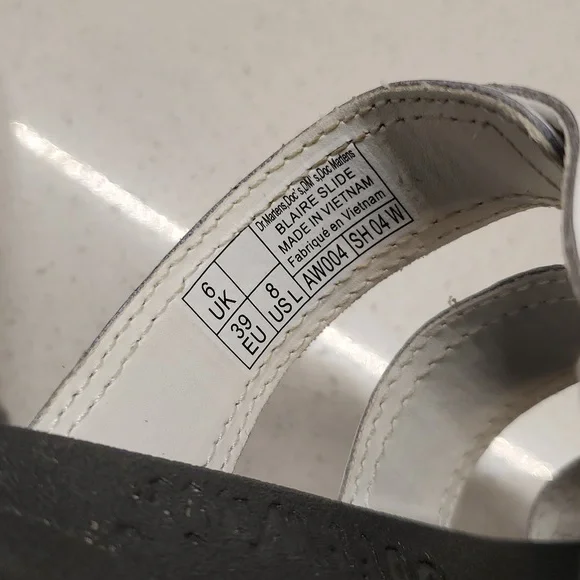 Dr. Martens White Strappy Sandals - Picture 8 of 11